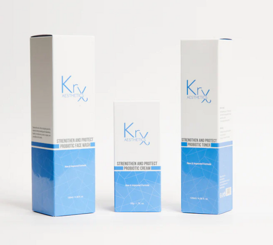 KRX Strengthen and Protect Probiotic Skincare Routine – 3-Step Set