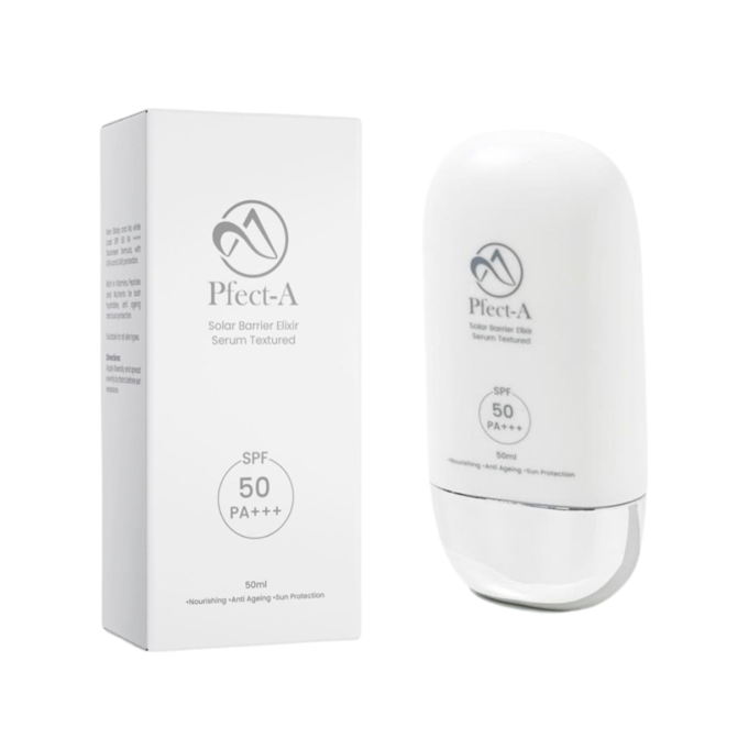 KRX Pfect-A Solar Barrier Elixer SPF50 PA+++ serum textured
