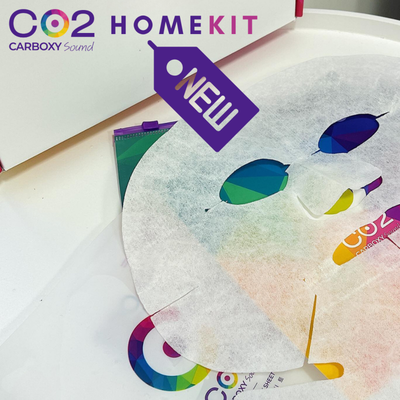 Co2 fizzing face mask set - Ribeskin – (5 masks)