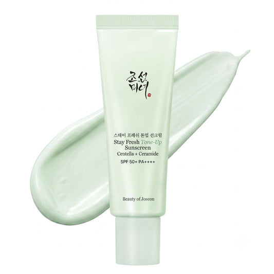 Beauty of Joseon Stay Fresh Tone Up Zonnebrandcrème Centella + Ceramide Groen 50ml