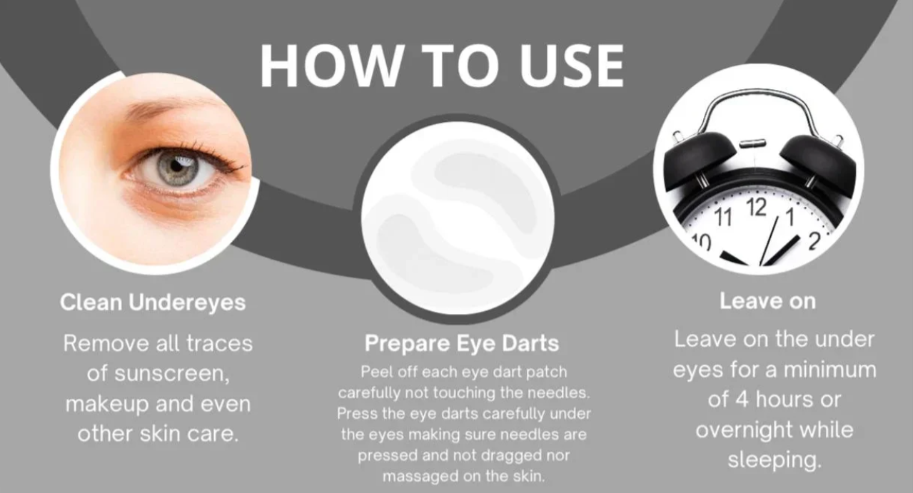 KRX Eye Darts Microneedling Patches