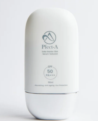 Pfect-A Solar Barrier Elixer SPF50 PA+++ serum textured