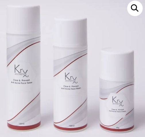 KRX Clear and Prevent Anti-Acne Skincare Routine – 3-Step Set