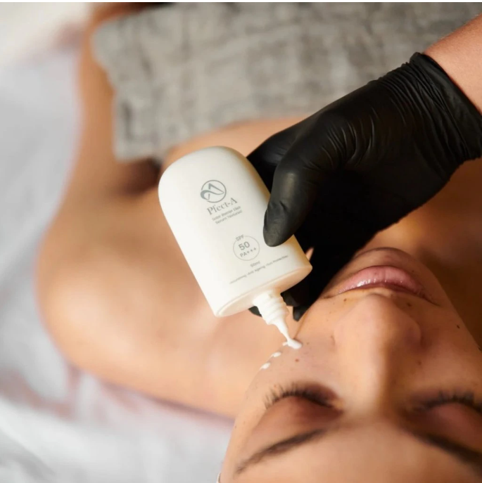 Pfect-A Solar Barrier Elixer SPF50 PA+++ serum textured