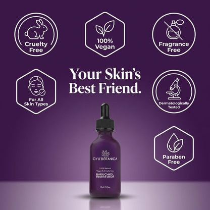 Bakuchiol Serum for Sensitive Skin - Gentle Retinol Alternative